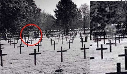 Фото призрака на Солдатском кладбище