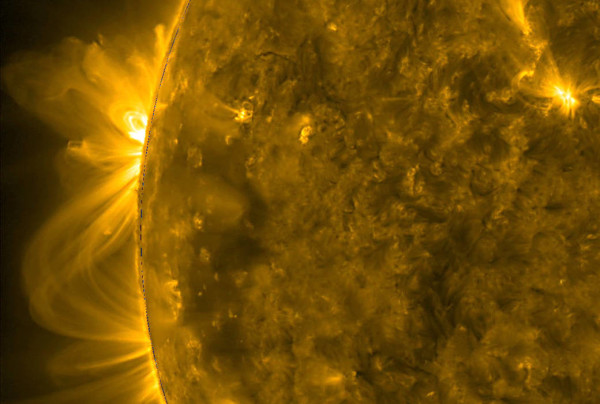 NASA обнародовала кадры активных областей Солнца