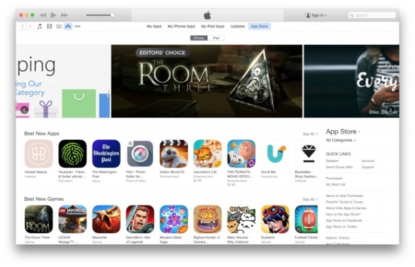Компания Apple улучшила метод поиска в App Store