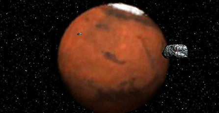 Спутник Марса Фобос медленно разрушается