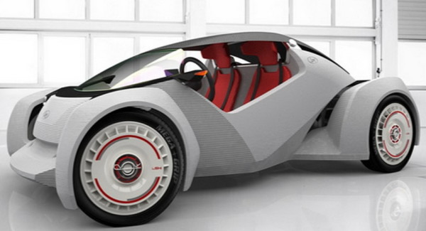 На усовершенствованном 3D-принтере напечатали 1-ый в мире электромобиль