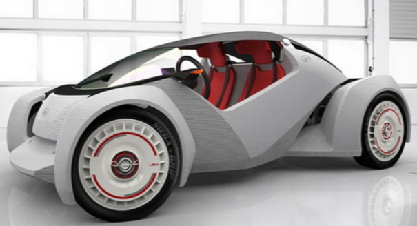 На усовершенствованном 3D-принтере напечатали 1-ый в мире электромобиль