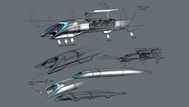 Пассажирский сверхзвуковой поезд Hyperloop запустят в 2016 году