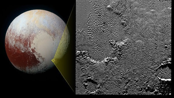 NASA опубликовало снимок таинственного района Плутона