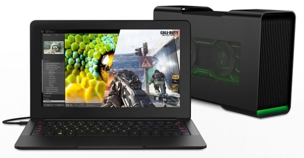 Razer представила свой 1-ый игровой ультрабук и внешнюю «видеокарту» Видео