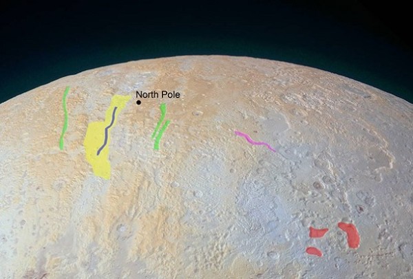 NASA опубликовало снимок ледяных каньонов Плутона