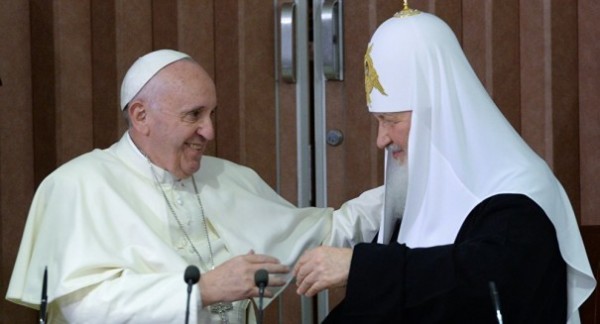 О чем говорили папа Франциск и патриарх Кирилл
