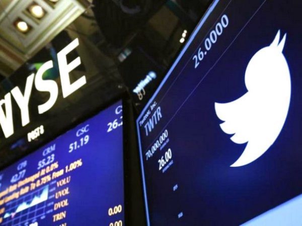 Акции социальная сеть Twitter рекордно упали в цене