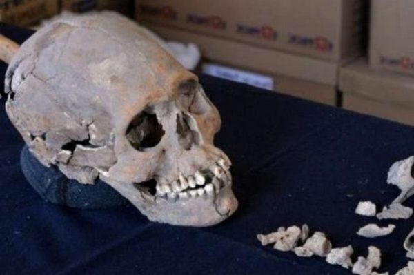 В Мексике найден череп с инкрустированными зубами