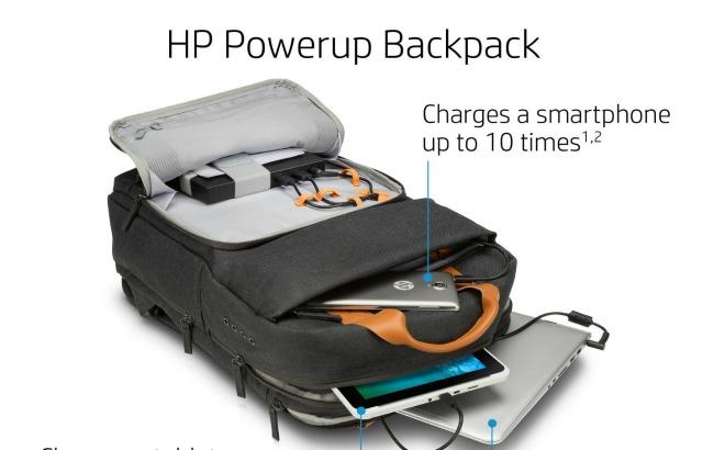 Рюкзак PowerUp Backpack HP для зарядки ноутбука
