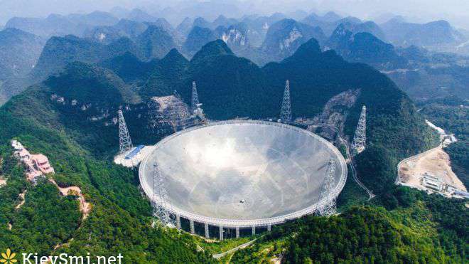 В Китае начал работу самый большой в мире телескоп