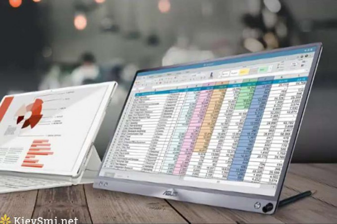 ASUS представила тонкий мобильный монитор ZenScreen