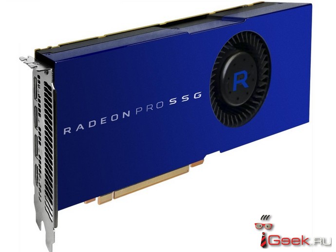 AMD работает над Radeon Pro SSG с 1 Тбайт памяти