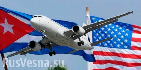 Первый за 50 лет коммерческий рейс из США совершил посадку на Кубе