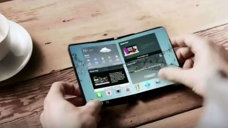 Samsung готовит выпуск устройств со складным экраном