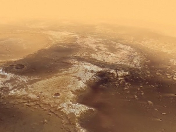 ЕКА показало видеоролик, демонстрирующий русло древней марсианской реки
