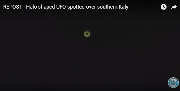 В небе над Италией увидели НЛО
