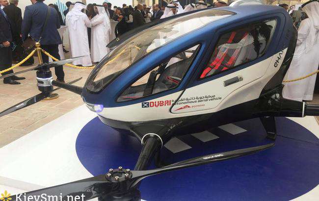 В Дубае летом запустят беспилотное воздушное такси