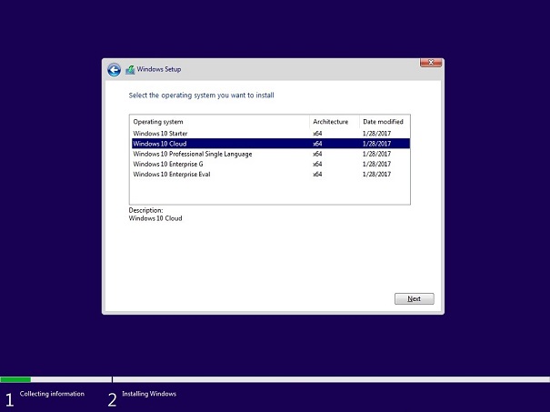 Появились первые скриншоты Windows 10 Cloud — упрощенной версии ОС