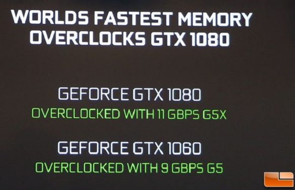 GeForce GTX 1080 и GeForce GTX 1060 получили не менее быструю память