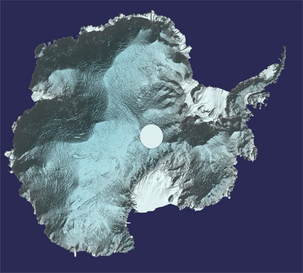База пришельцев засветилась у берегов Антарктиды на картах Google