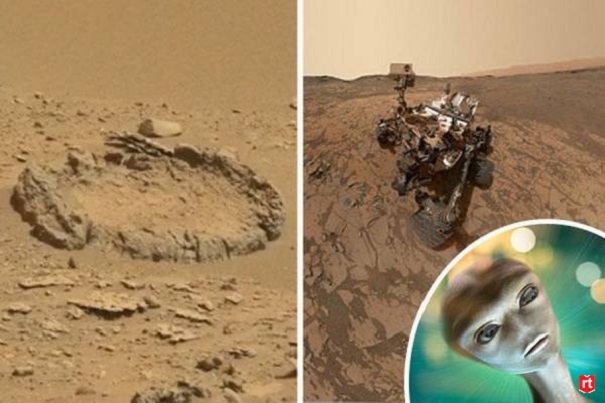 Кто выложил на Марсе круг из камней?