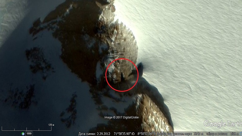 “Вход в бункер Гитлера” найден в Антарктиде