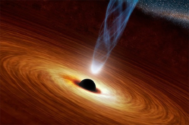 Русские ученые получили первое фото «плевка» черной дыры
