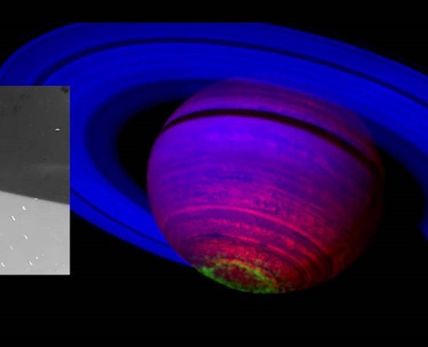 NASA в первый раз показало рассвет на Сатурне
