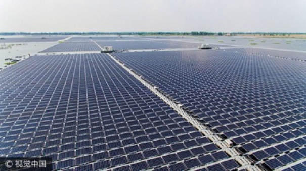 В Китайской народной республике запустили крупнейшую в мире плавучую солнечную электростанцию