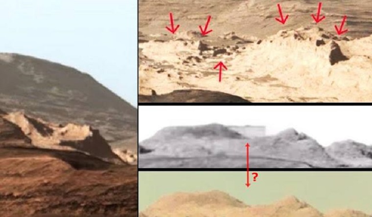 Уфологи отыскали руины города на Марсе