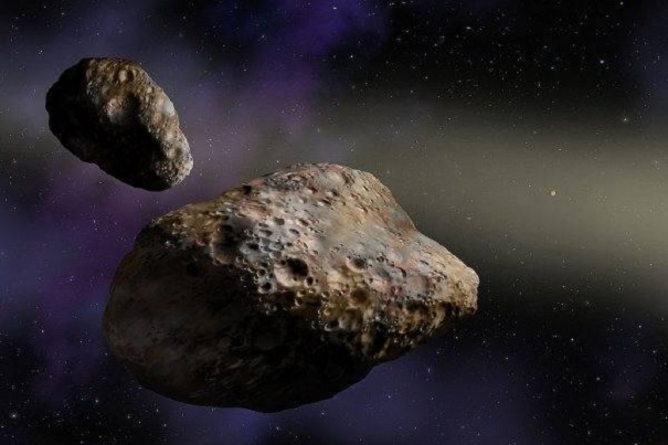 К Земле несутся два огромных астероида