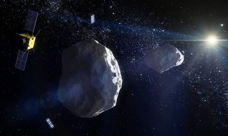Несколько астероидов летят в сторону Земли