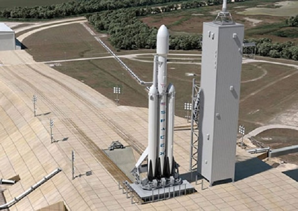 SpaceX завершила тестирования первой степени Falcon Heavy