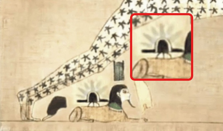 В Каирском музее обнаружили рисунок НЛО на одном из экспонатов