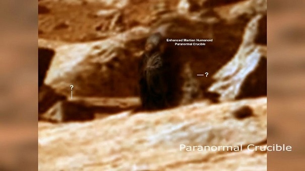 Уфологи обнаружили огромного сперматозоида на поверхности Марса