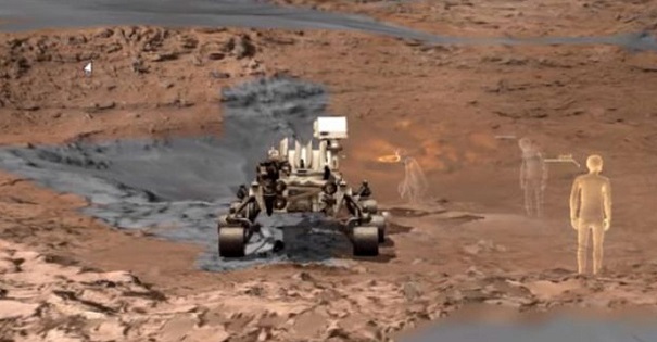 NASA помогло людям в первый раз высадиться на Марсе и совершить прогулку