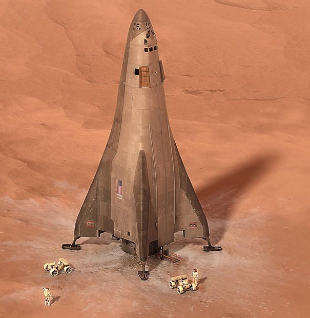 Компания Lockheed Martin желает сделать марсианский посадочный модуль