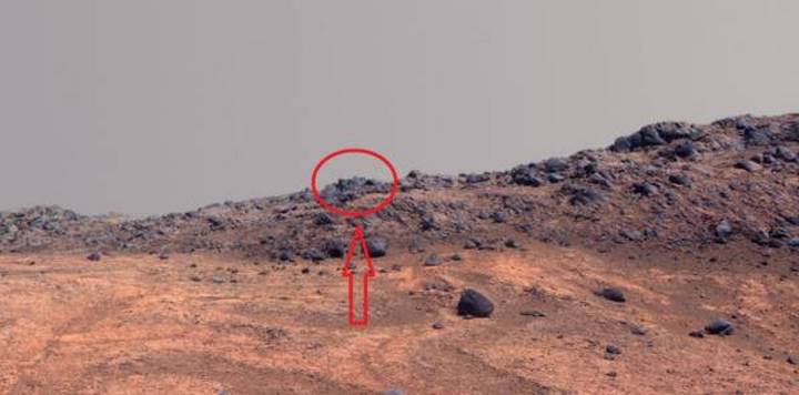 НЛО в форме осьминога отыскали на Марсе