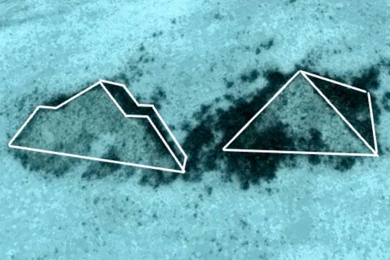 Уфологи отыскали на берегу Флориды две огромные подводные пирамиды