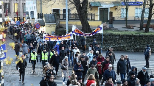 В Риге прошло шествие в защиту русского языка