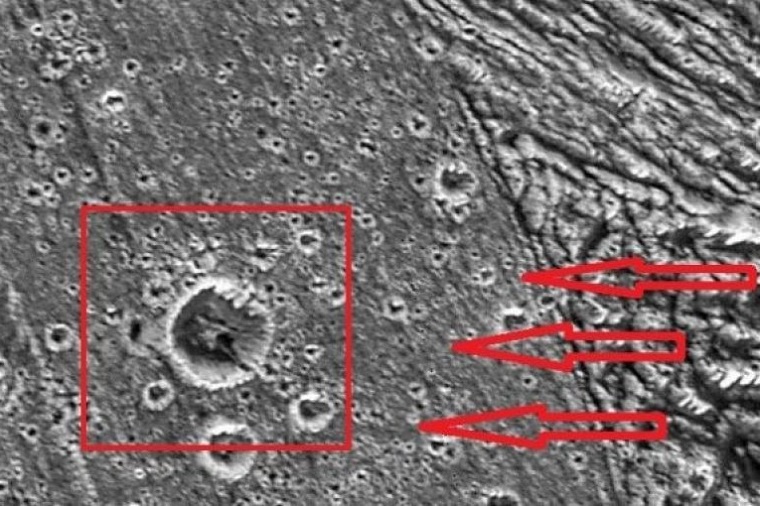 На спутнике Юпитера уфологи отыскали потерпевший крушение‍ НЛО
