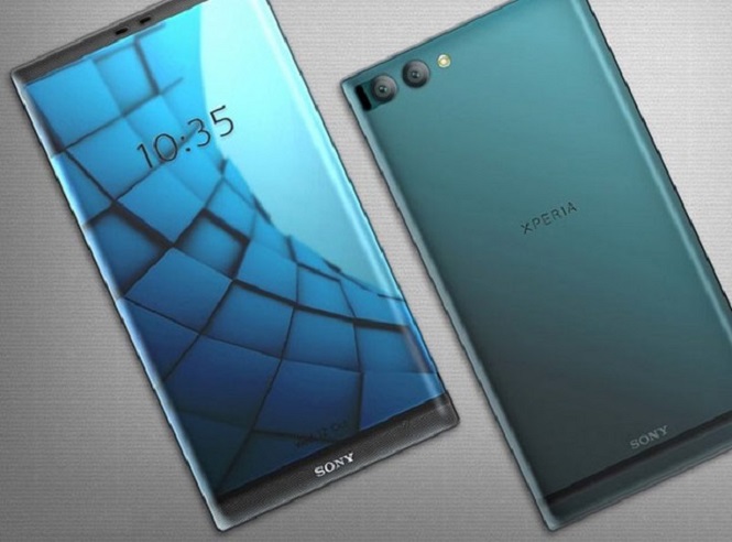 Размещен эскиз телефона Сони Xperia XZ Pro