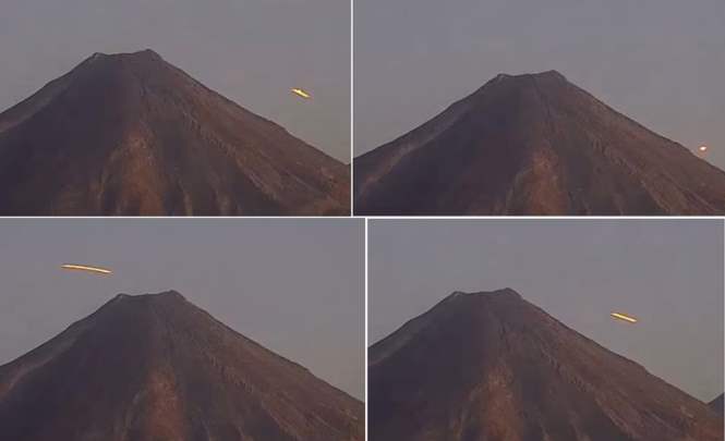Мексиканский вулкан Колима порадовал уфологов появлением НЛО