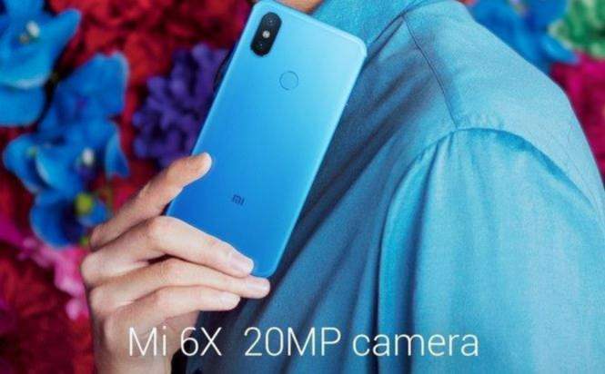 Xiaomi Mi A2 показали на официальном изображении в синем цвете