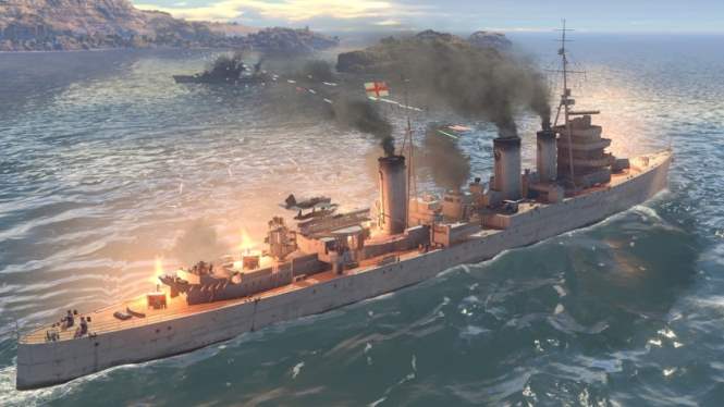 В War Thunder проходит тест легких крейсеров, изображения