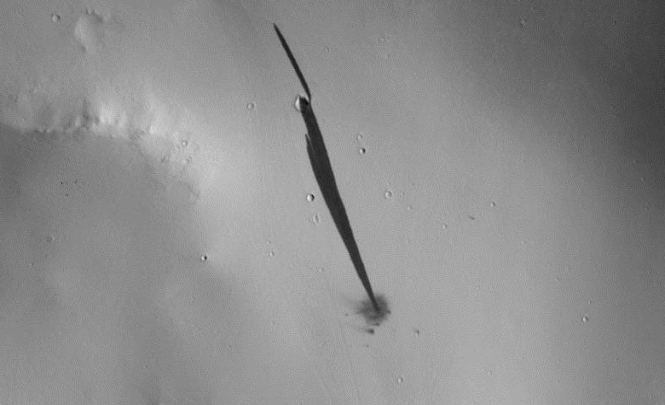 Загадочный объект потерпел крушение на Марсе