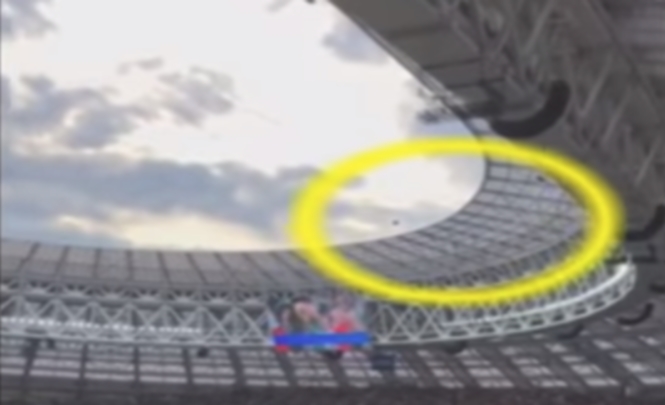 НЛО появился на Чемпионате мира по футболу на московском стадионе