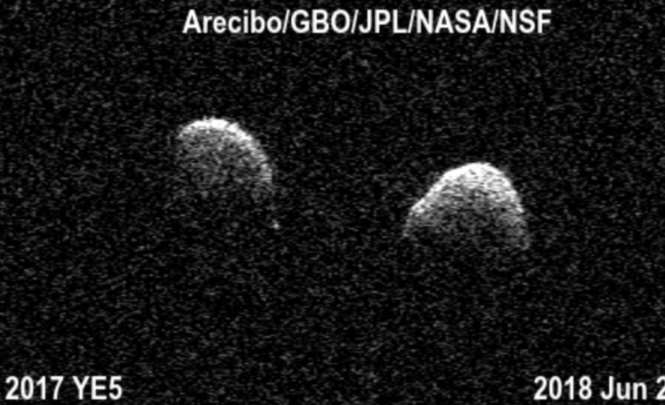 В NASA показали кадры опасного околоземного астероида