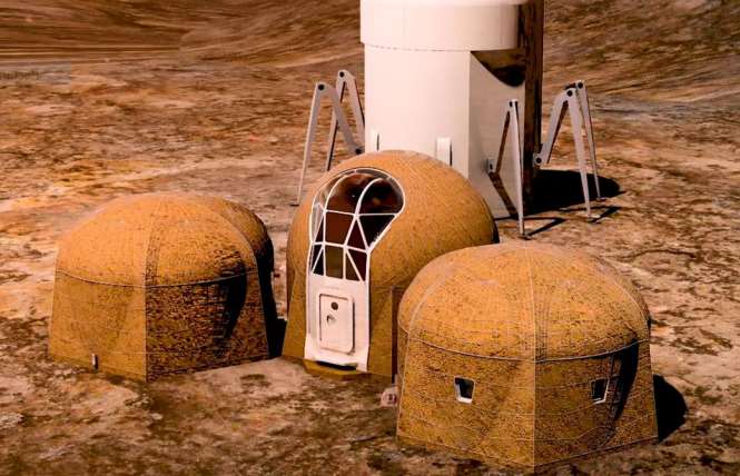 NASA показала проект жилья для первых колонистов Марса